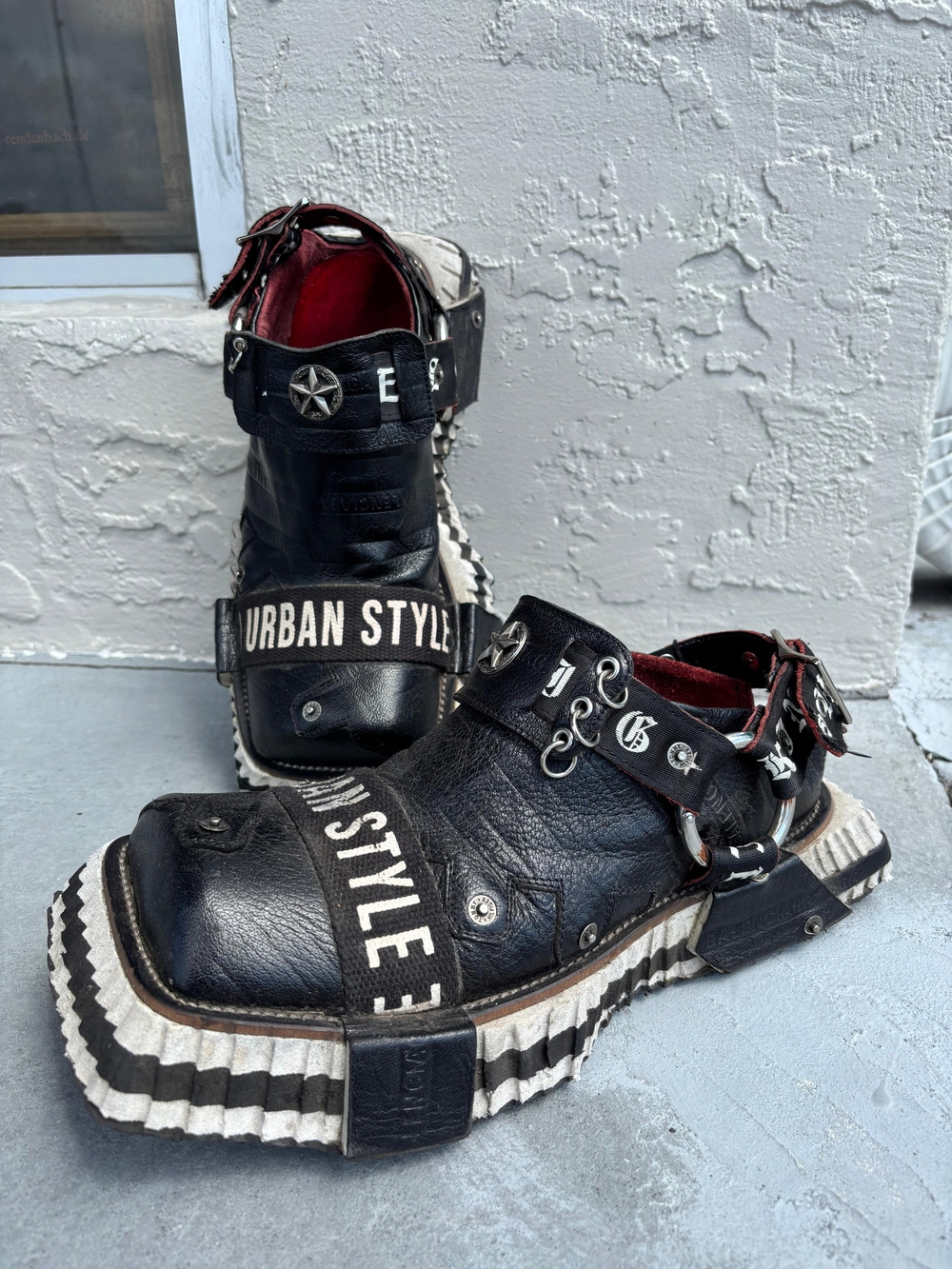 Urban Style Black Men's Sandal-Sneaker